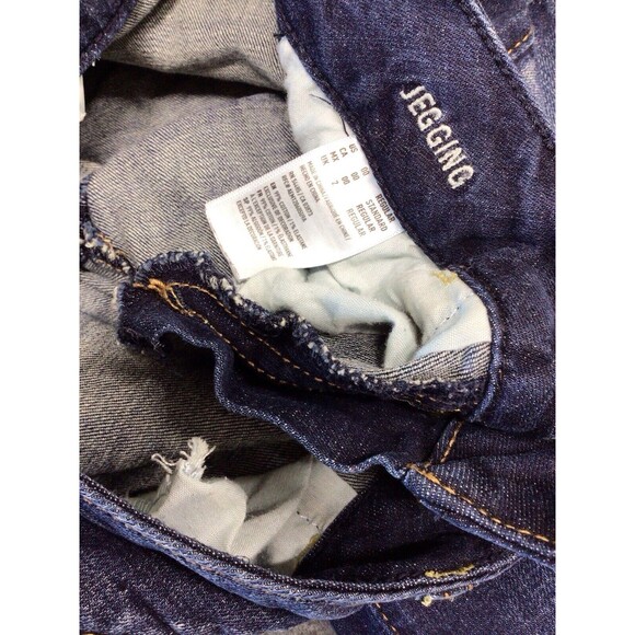 American Eagle Sz 00 Jegging Super Stretch Denim Skinny Jeans Dark - Picture 10 of 10